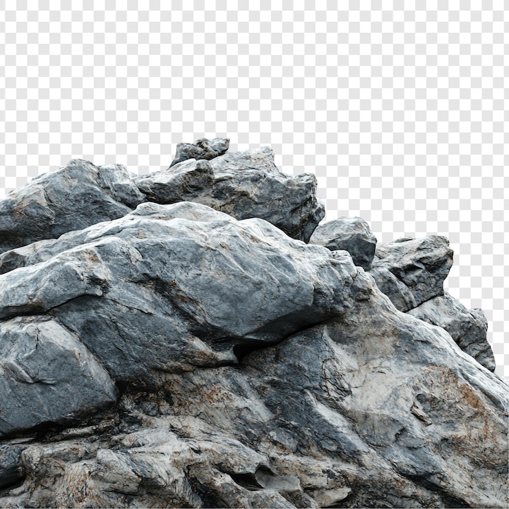 PSD grátis formação rochosa majestosa uma paisagem de pedra cinzenta texturizada