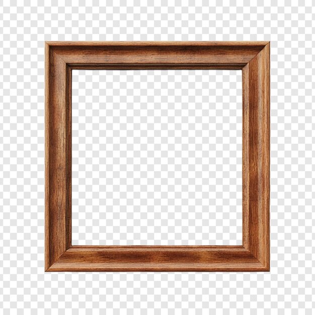 Frame de madeira quadrado elegante Perfeito para exibir suas obras de arte ou fotos