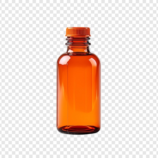 PSD grátis frasco de medicamento isolado sobre fundo transparente