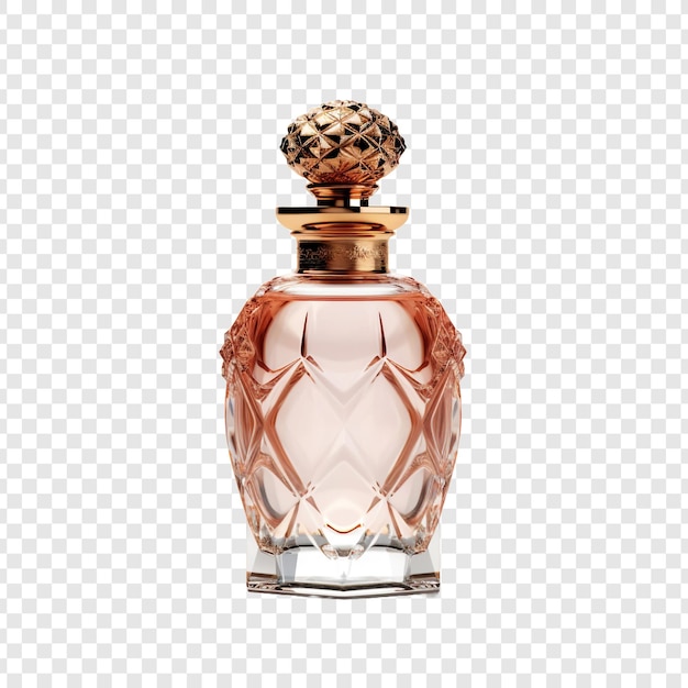 PSD grátis frasco de perfume de luxo png isolado em fundo transparente