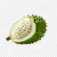 PSD grátis fruto de soursop isolado sobre fundo transparente