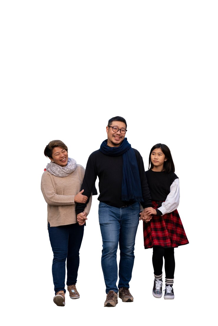 PSD grátis full shot família passar tempo juntos