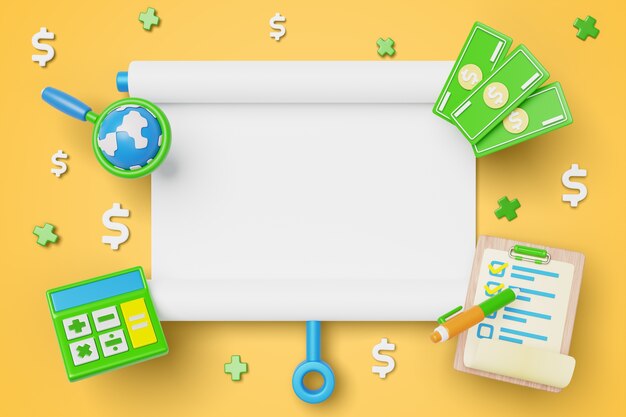 fundo de banner em branco de vendas de negócios