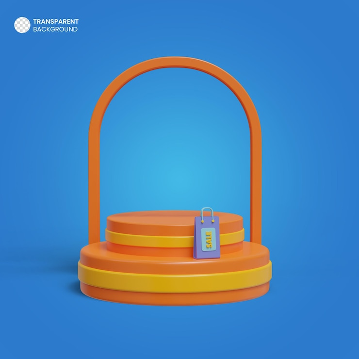 PSD grátis fundo de pódio 3d de exibição de produto