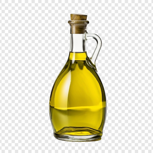 PSD grátis garrafa de azeite isolada sobre fundo transparente