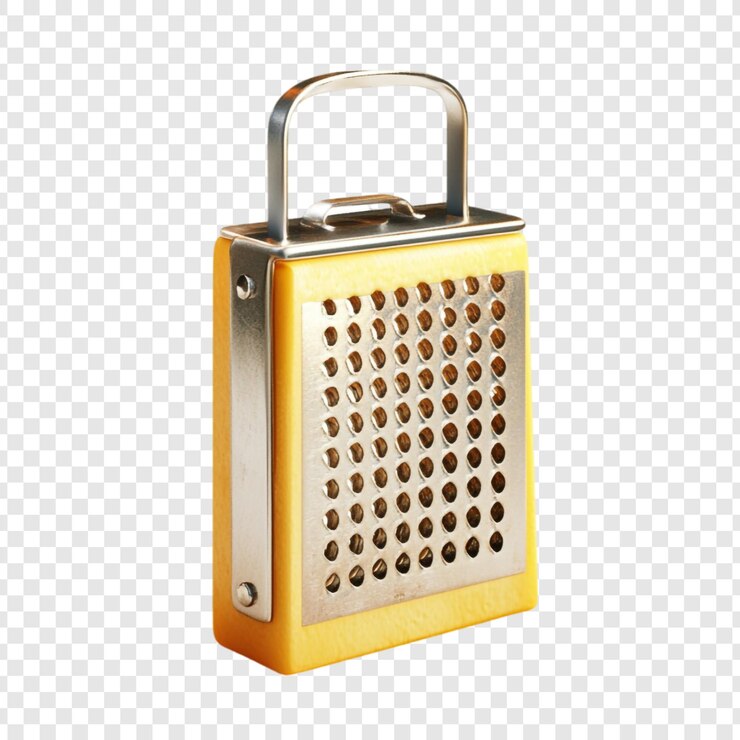 PSD grátis grátis de queijo amarelo vintage com estrutura de metal