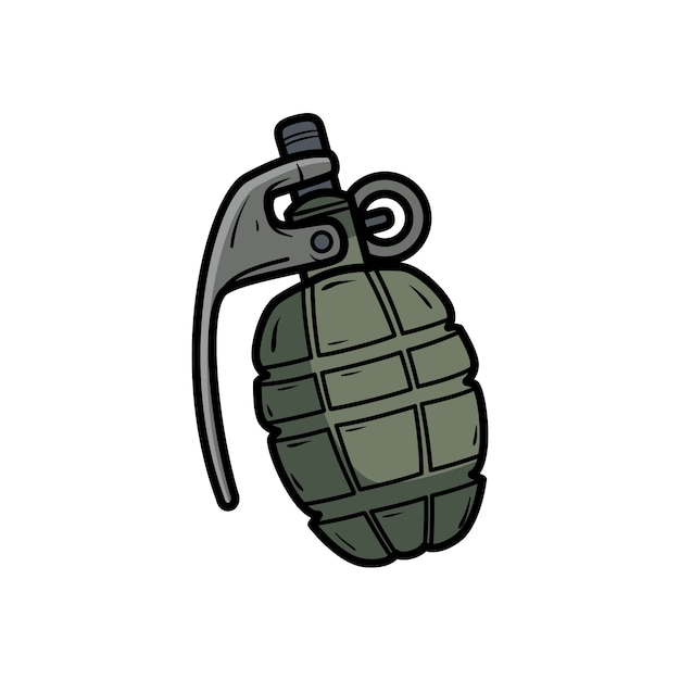 PSD grátis hand drawn bomb illustration