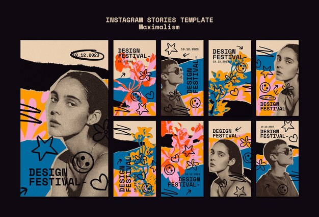 Histórias de Instagram do Festival de Design