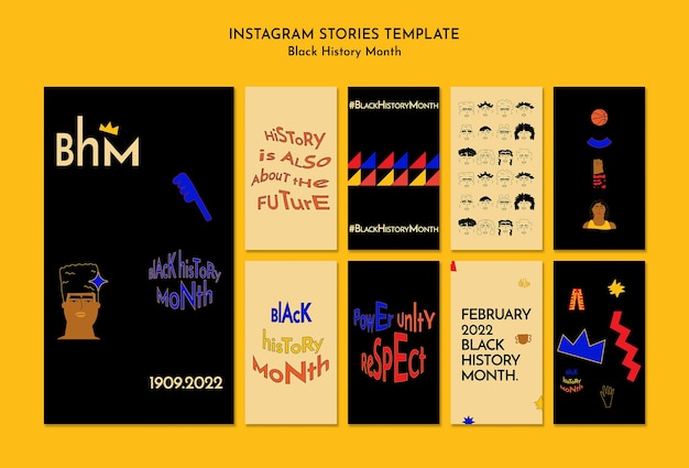 Histórias do instagam do mês da história negra