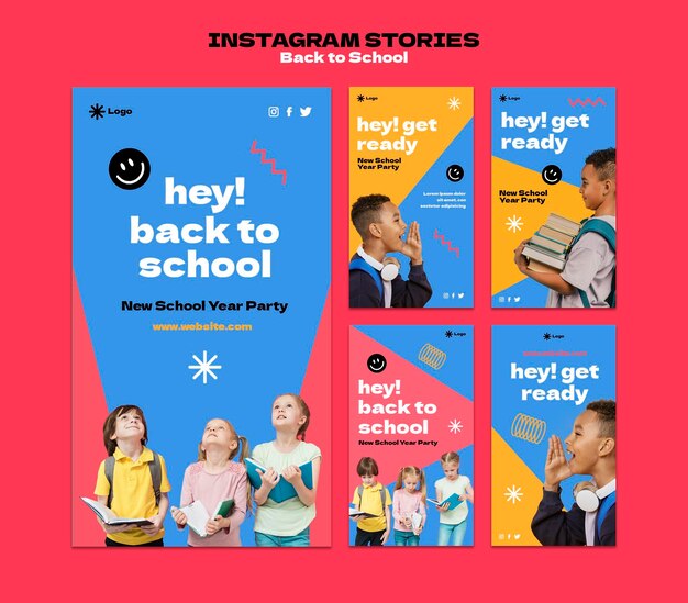 Histórias do Instagram de volta às aulas