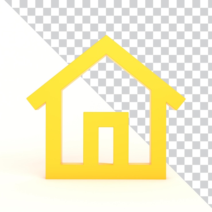 PSD grátis icon de sinalização de início de página
