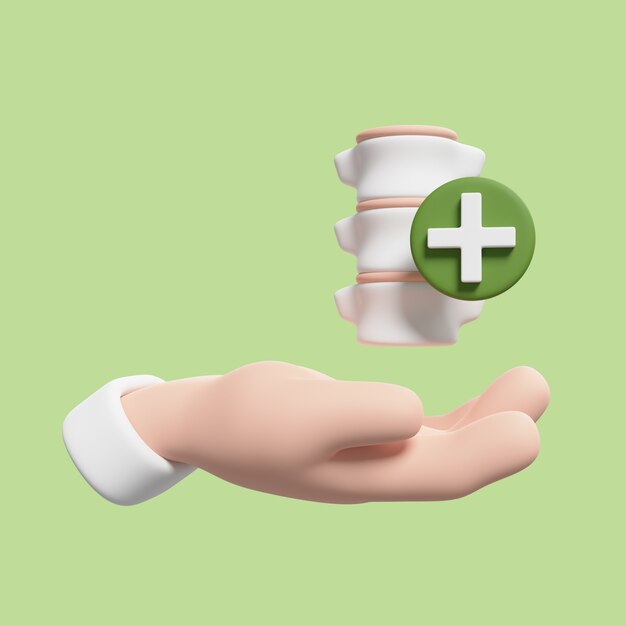 Ícone de espinha dorsal da medicina alternativa