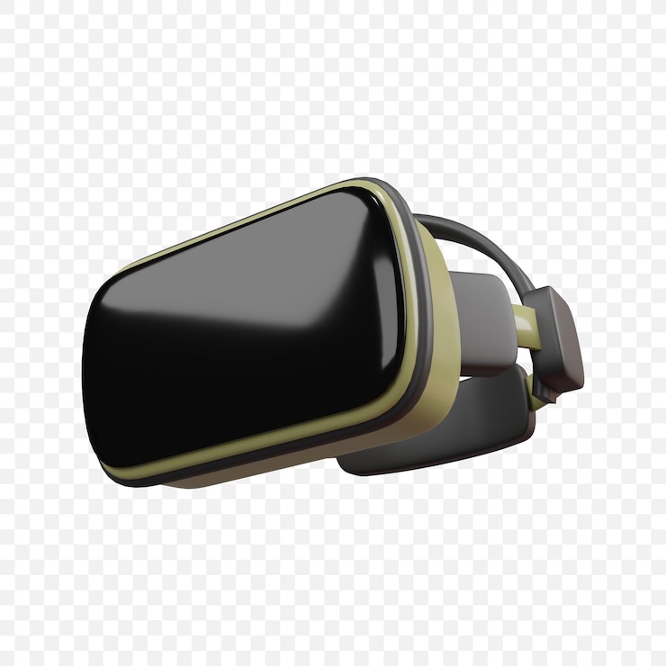 PSD grátis ícone de fone de ouvido de realidade virtual vr ilustração isolada de renderização 3d