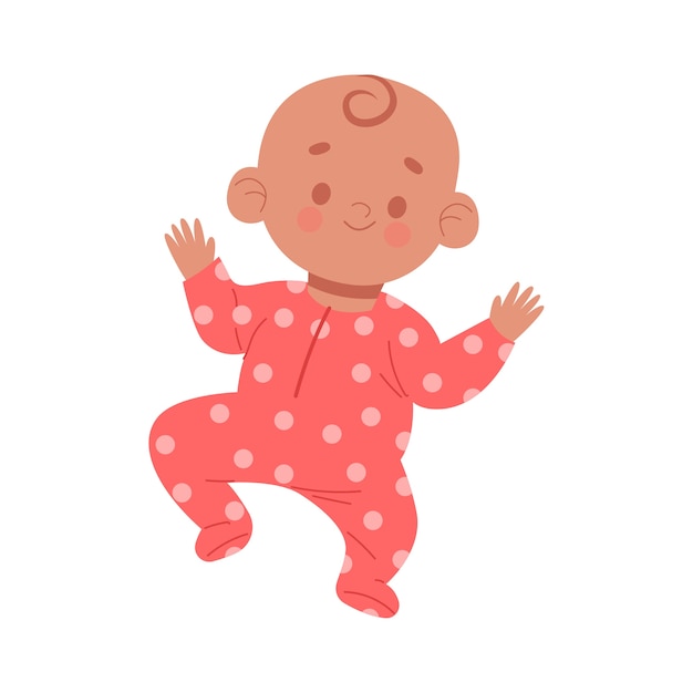 PSD grátis ilustração de bebê de desenho animado