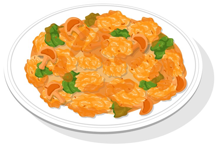PSD grátis ilustração de comida indiana isolada