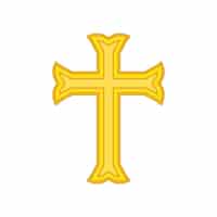 PSD grátis ilustração de cruz ornamental
