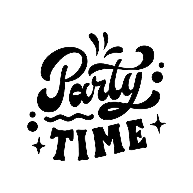 Ilustração de letras de feliz aniversário