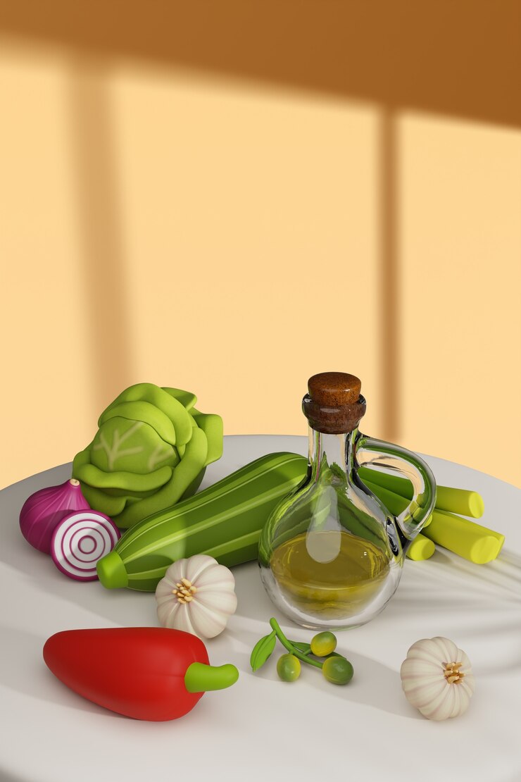 PSD grátis ilustração de natureza morta de nutrição