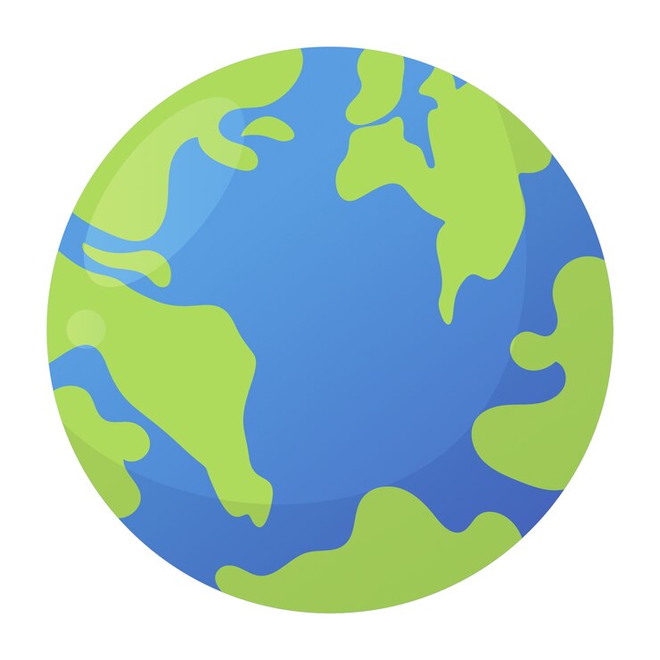 PSD grátis ilustração de planeta de design plano