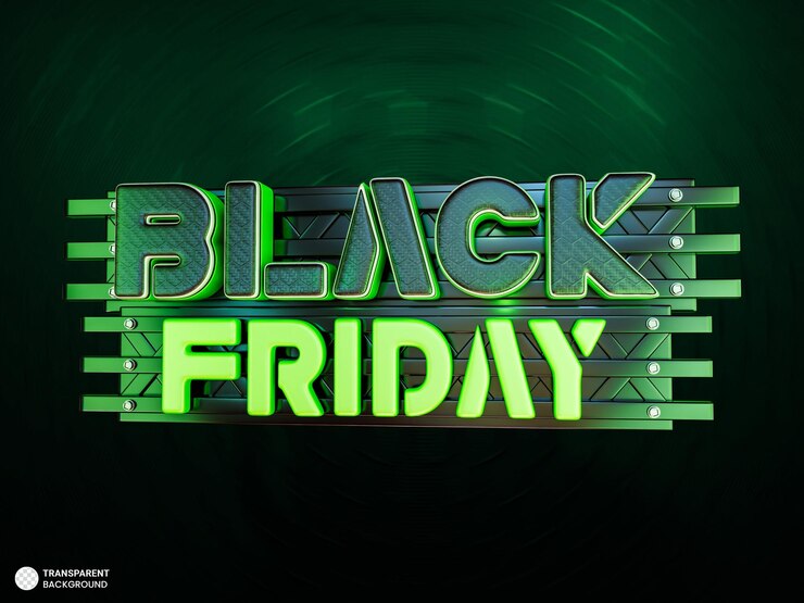 PSD grátis ilustração de renderização 3d de banner de venda de sexta-feira negra