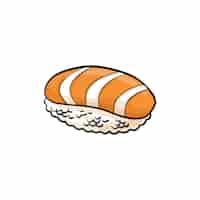 PSD grátis ilustração de sushi isolada
