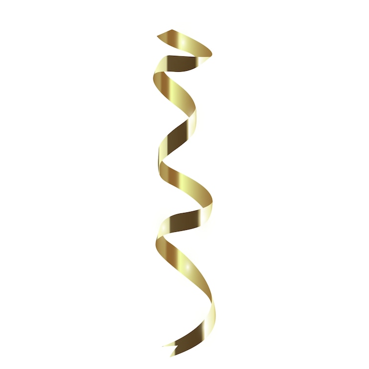 PSD grátis ilustração do ano novo dourado