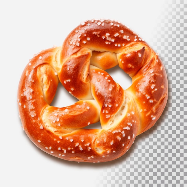 Imagem isolada de pretzel em fundo transparente