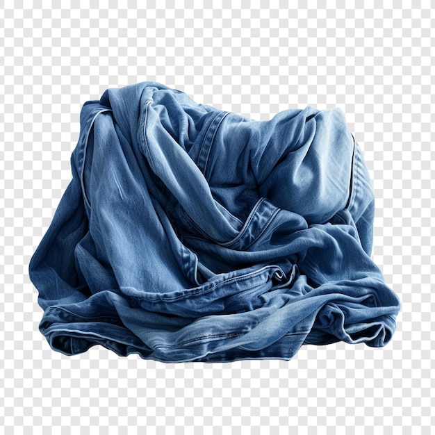 PSD grátis jeans azuis isolados em fundo transparente