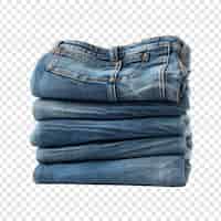 PSD grátis jeans azuis isolados em fundo transparente