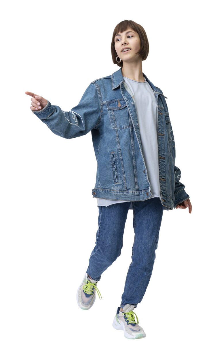 PSD grátis jovem adolescente posando