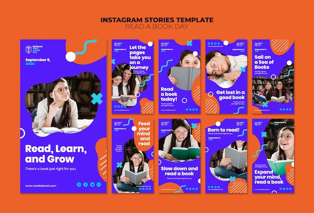 Leia um livro dia instagram histórias