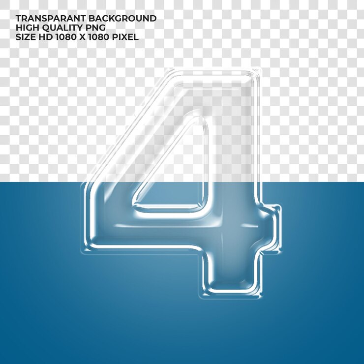 PSD grátis letra do alfabeto transparente psd