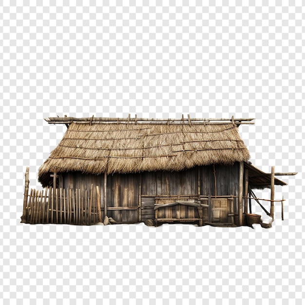 PSD grátis longhouse isolado em fundo transparente