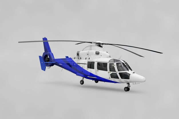 Maquete de helicóptero realista