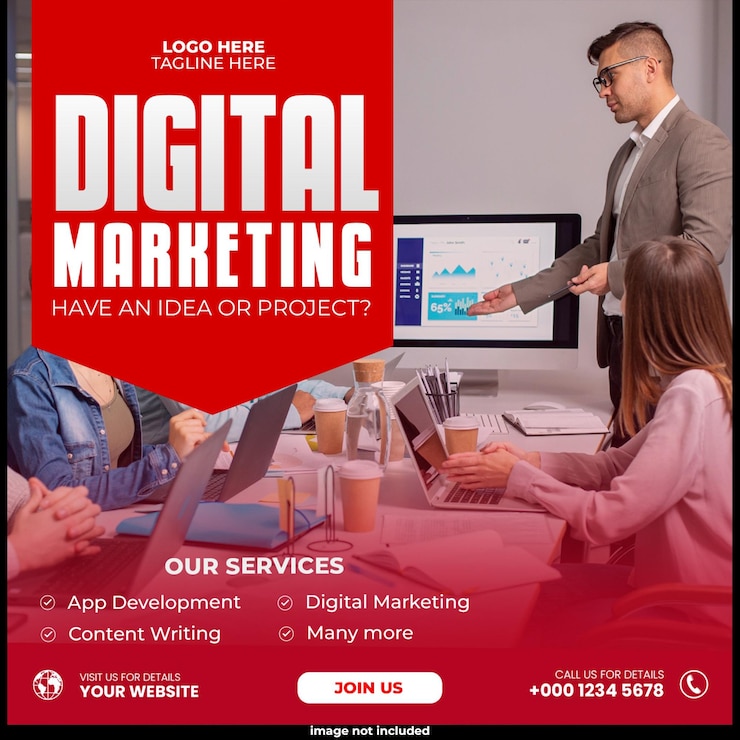 PSD grátis marketing digital mídias sociais corporativas e banner de agência ou modelo de postagem no instagram