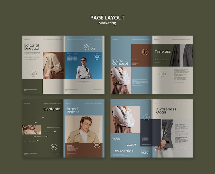 PSD grátis marketing page layout template