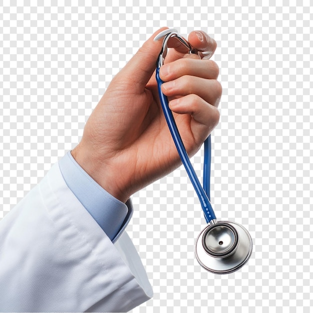Médicos com um estetoscópio na mão, símbolo da saúde