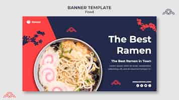 PSD grátis melhor modelo de banner ramen