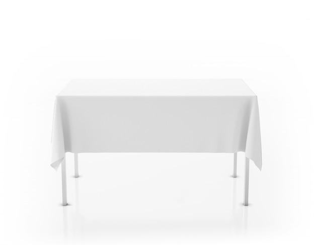 Mesa com Toalha de Mesa