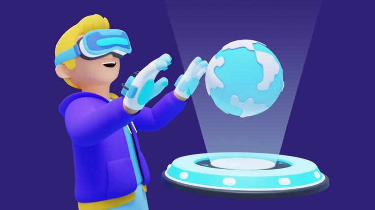 PSD grátis metaverse posa fundos