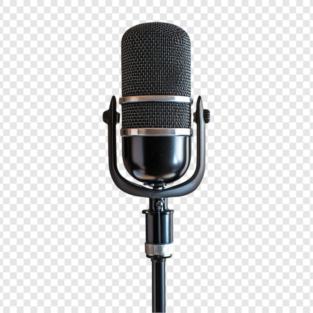 Microfone vintage Um estúdio de gravação clássico Essencial