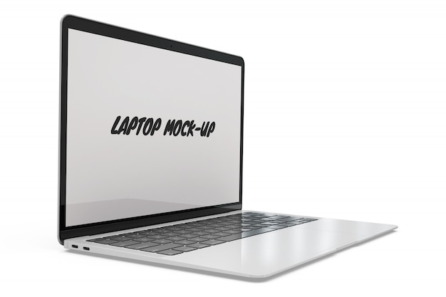 PSD grátis mock-up de laptop isolado