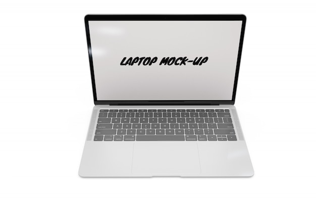 Mock-up de laptop isolado