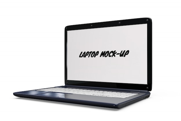 PSD grátis mock-up de laptop isolado