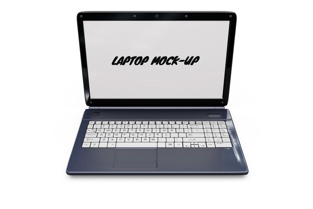 Mock-up de laptop isolado