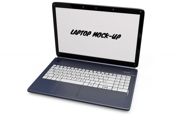 Mock-up de laptop isolado