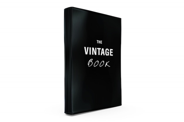 Mock-up de livro vintage