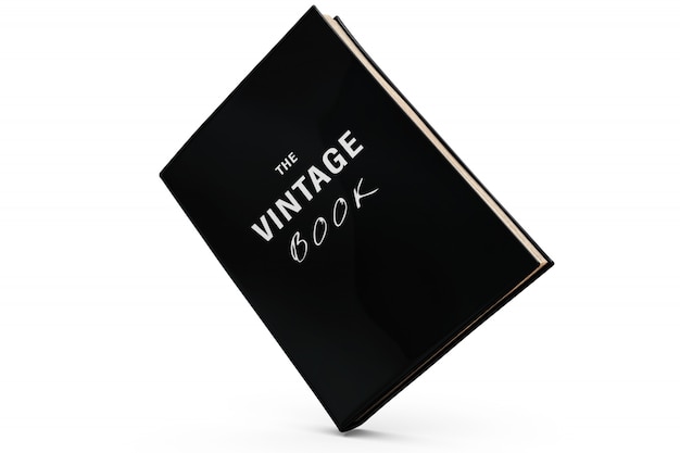 Mock-up de livro vintage