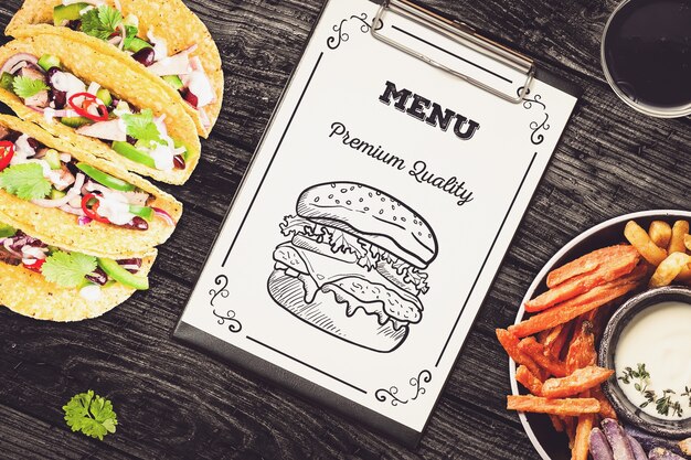 Download Mockup de pasta de clipe | PSD Premium