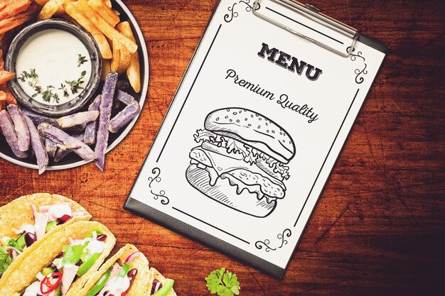 Download Mockup de pasta de clipe | PSD Premium